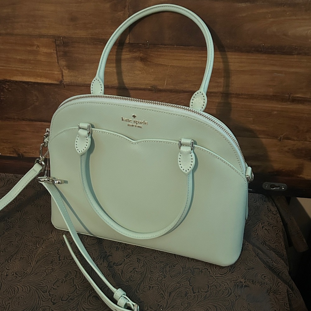 Kate Spade New York Bag New Medium Dome Satchel in mint green